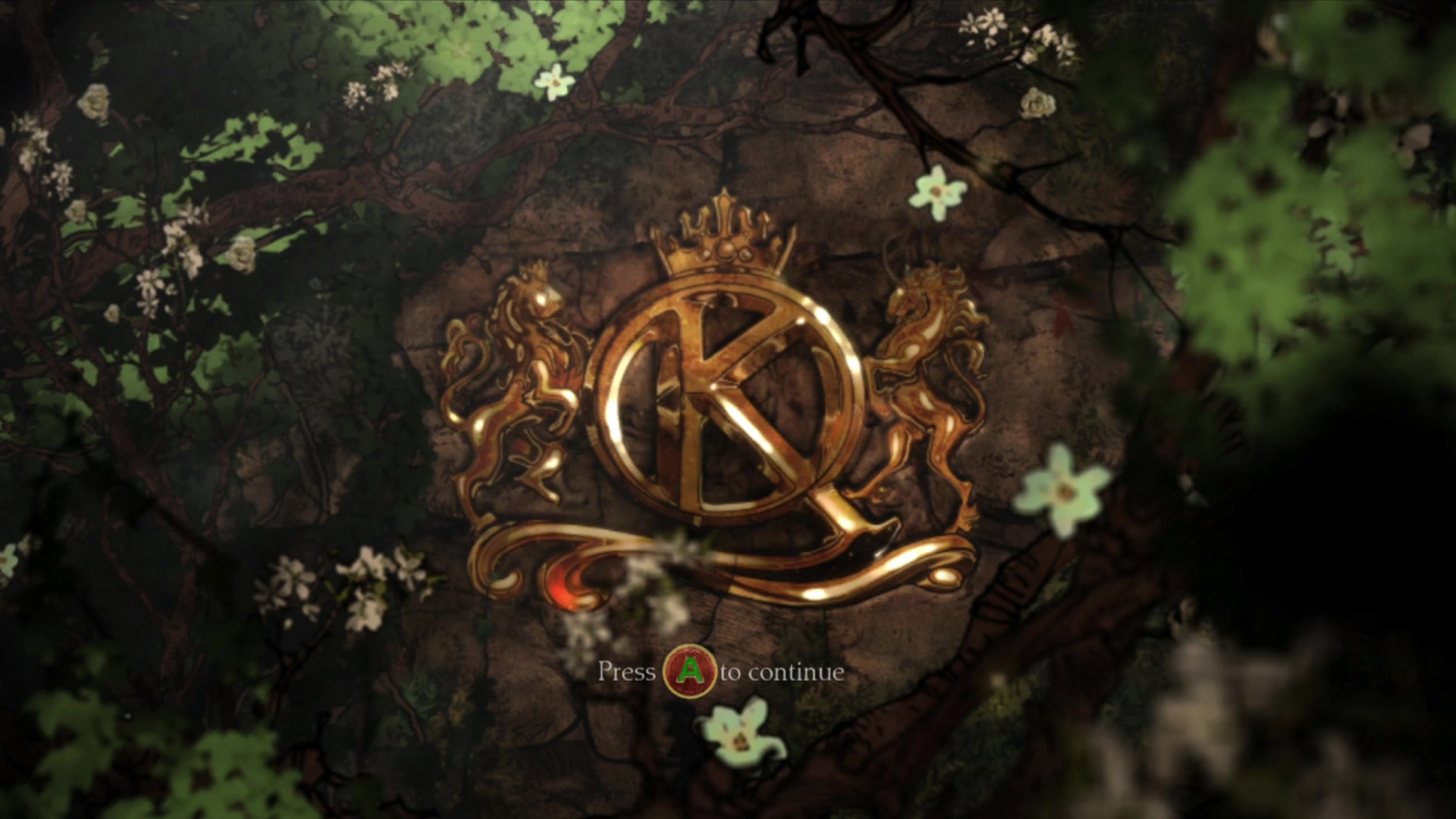 King's Quest: The Complete Collection title screen for Xbox 360